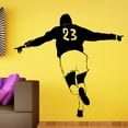 thumbnail image 1 of 23 Victory Player Football Soccer Star Sketch Fashion Wedding Decor Wall Sticker Bedroom Wallpaper Wall Decal Rooms Decor, 1 of 1