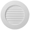 thumbnail image 1 of 23"W x 23"H x 1 5/8"P, Round Gable Vent Louver, w/ Wide Trim, Functional, 1 of 4