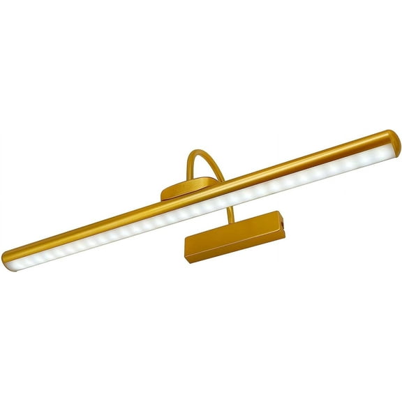 23" Wireless Picture Lights, Rechargeable Battery Art Display Light with Remote Control, Dimmable/Timer Off Dartboard Light, 3 Lighting Modes Full Metal Painting Display Lights(Gold)