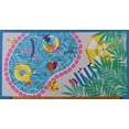 thumbnail image 1 of 23" X 44" Panel Pool Noodles Floats Rafts Tubes Summertime Vacation Pool Party Blue Cotton Fabric Panel (1000P-70), 1 of 1