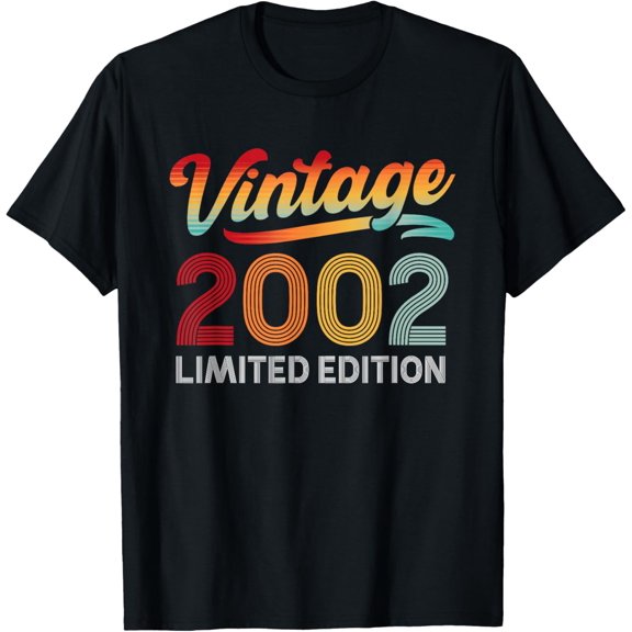 23 Year Old BDay 2002 Decorations Son Boy 23th Birthday 23yr T-Shirt