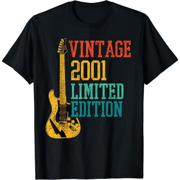 23 Years Old Vintage 2001 Limited Edition 23th Birthday T-Shirt