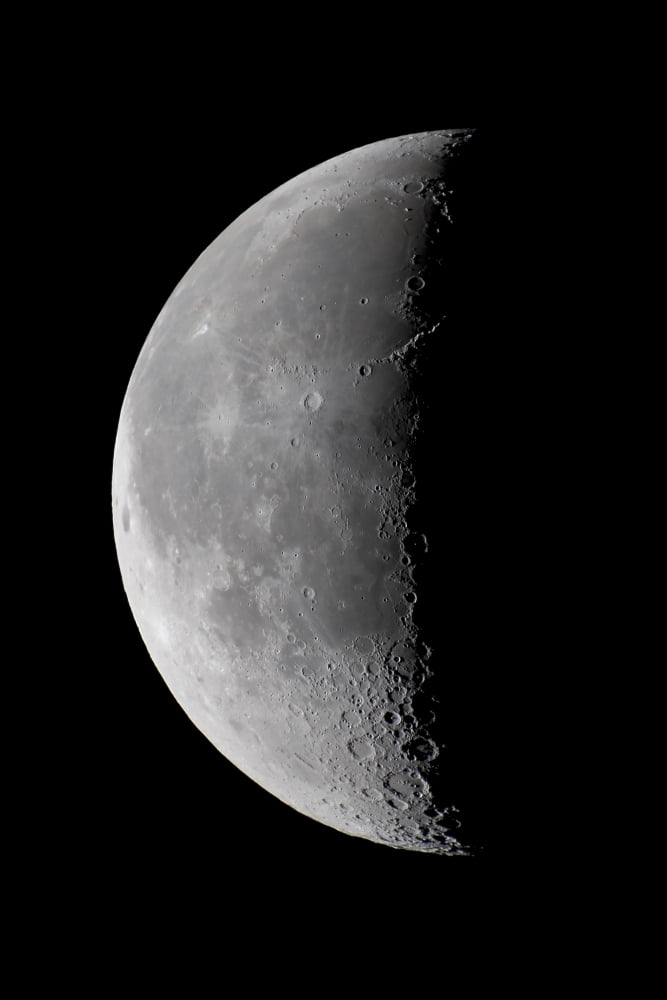 23 day old waning moon Canvas Art - Alan DyerStocktrek Images (12 x 18)