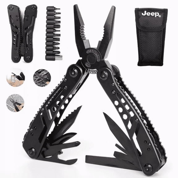 23-in-1 Camping Multi tool, Multitool, Pliers knife set folding pocket knife outdoor knife set for camping survival