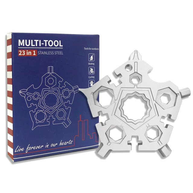 23in1 Snowflake Multi Tool Stainless Steel Snowflake Portable