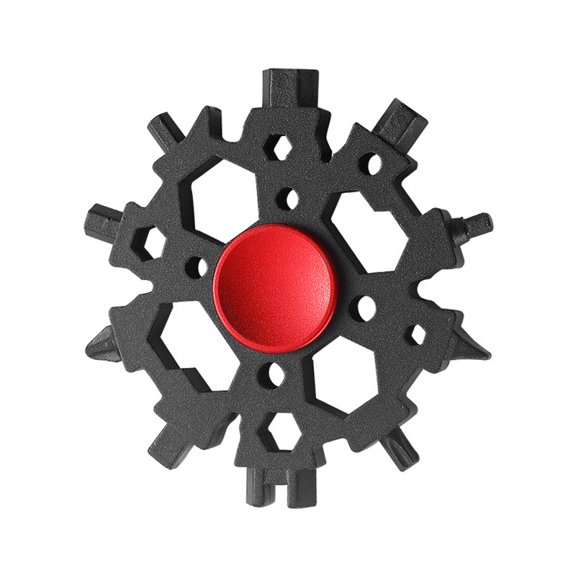23-in-1 fingertip bearing gyro multi-function snowflake wrench portable multi-use outdoor snowflake wrench combination tool