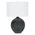 thumbnail image 1 of 23 in. Lighting Ceramic & Shade Contemporary Table Lamp, Black, 1 of 1