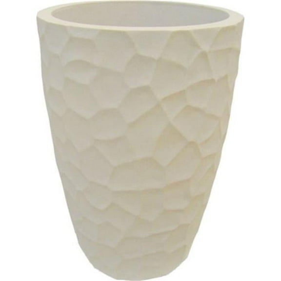23 in. Prisma Conic Planter - Sandstone