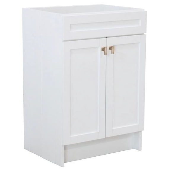 23 in. Single Sink Foldable Vanity Cabinet, White