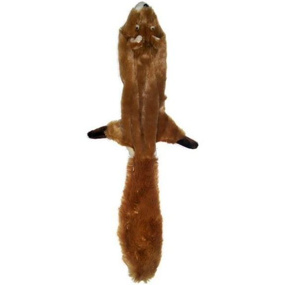 23 in. Skinneeez Forest Series Squirrel Stuffingless Dog Toy 23 In.