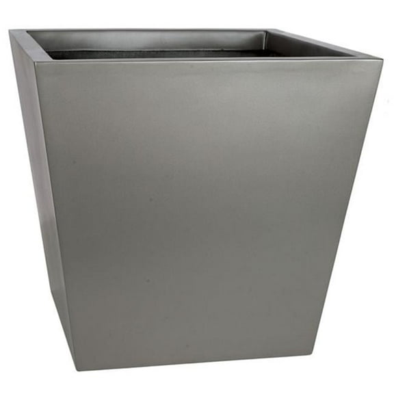 23 in. Square Planter- Charcoal