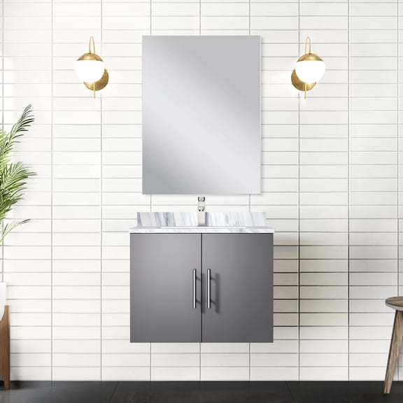 23 in. Wide Solid Wood Frame Vanity | Compatible with 24 - in Top | Fully Assembled for Hassle - free Setup