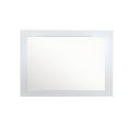 thumbnail image 1 of 23 in. Wood Frame Mirror, White, 1 of 1