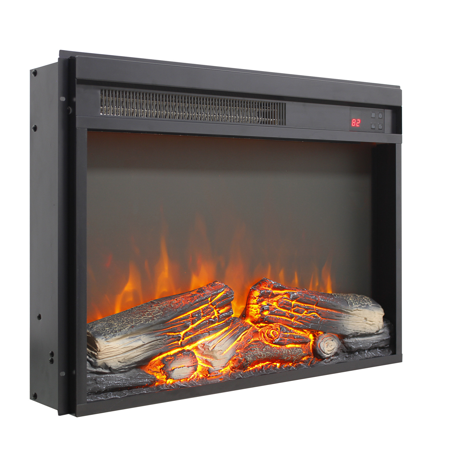 23 inch Electric Fireplace Insert with Remote Control and Timer,Unique