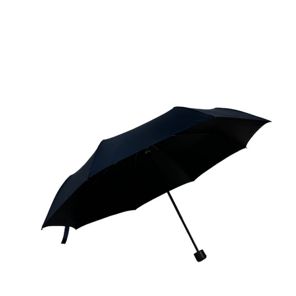 23 inch automatic folding umbrella, 24 bone double keel black rubber sunscreen umbrella, portable, UV resistant