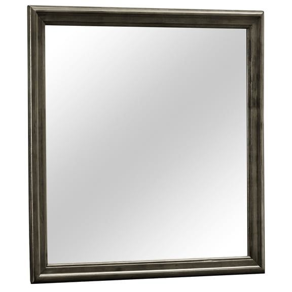 23 - lb Gray Wall - hanging Mirror | Good for Dining Room, Reflects Light