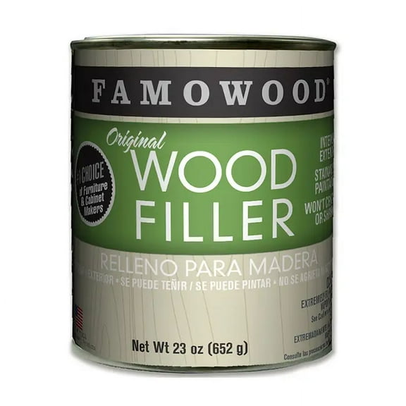23 oz Eclectic Products 36021126 Natural Famowood Solvent Based Original Wood Filler