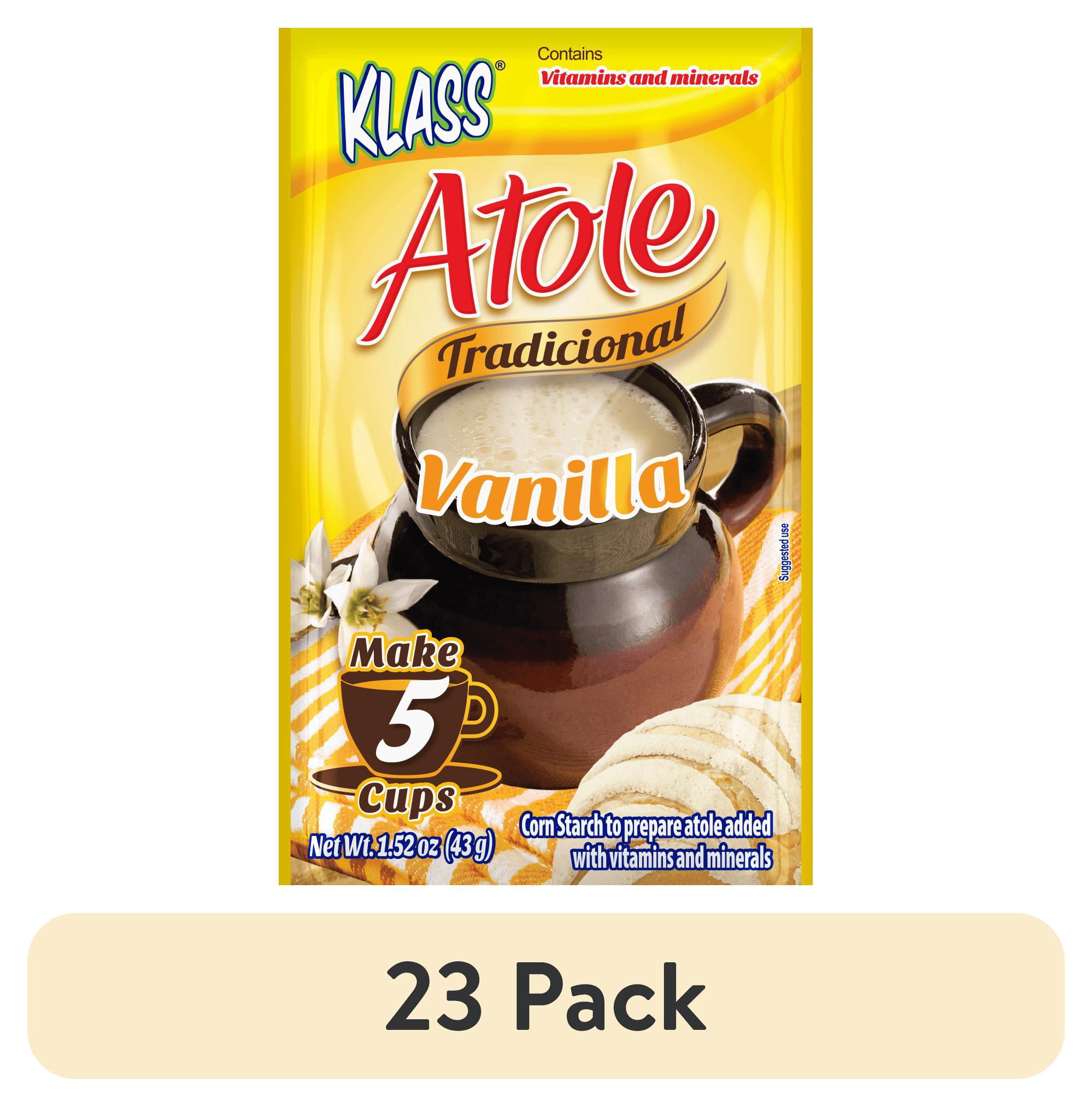 (23 pack) Klass Atole Vanilla Drink Mix, 3 Fl Oz