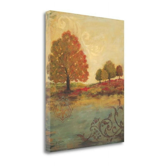 23" x 28" Kaleidoscope II By Jo Moulton - Print on Canvas Fabric Multi-Color