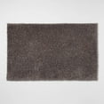 thumbnail image 1 of 23"x37" Antimicrobial Bath Rug Dark Gray - Machine Washable, Latex Backed, Tufted Polyester, 1 of 4