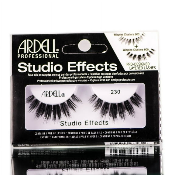 230 , Ardell Professional Studio Effects Custom Layered Lashes , Hair Scalp Skin Body - Pack of 1 w/ SLEEK Teasing Comb