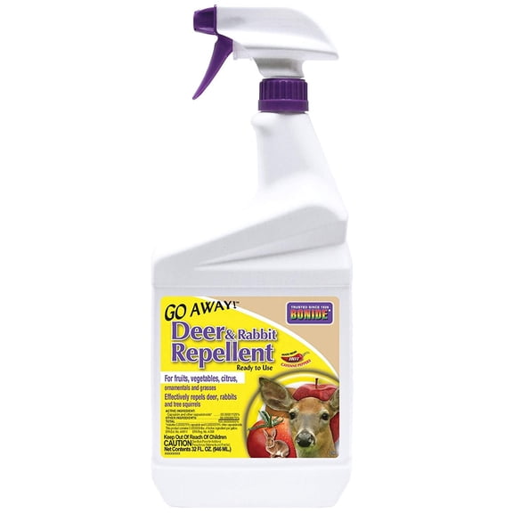 The AMES Companies Deer & Rabbit Repellent Spray - Hot Pepper Scent - Quart