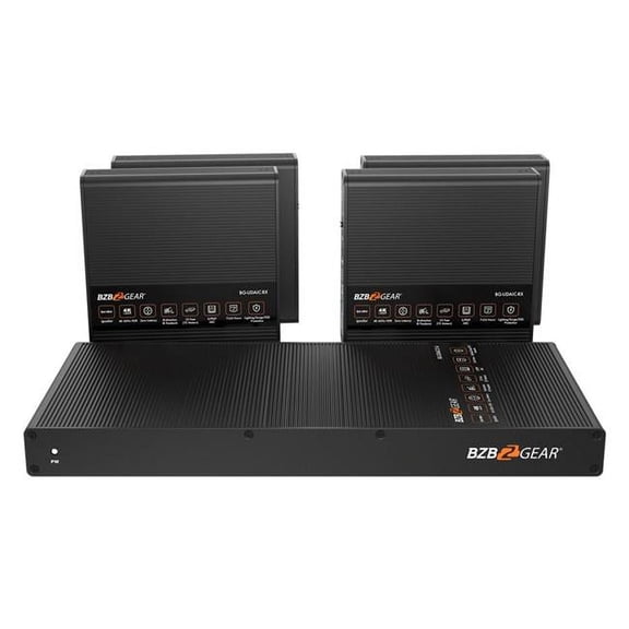 230 ft. 1X4 4K60 UHD 18Gbps HDMI Splitter & Distribution Amplifier Up to Over Single Category 5e-6-7 Cable