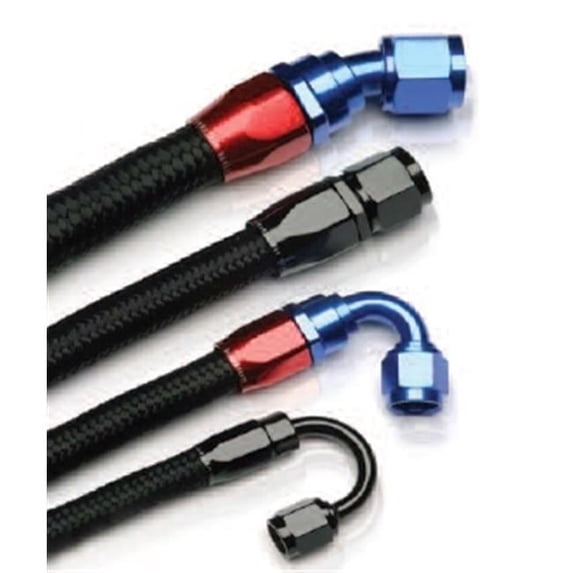 230066 Nylon Braided Stainless Core Hose - Black