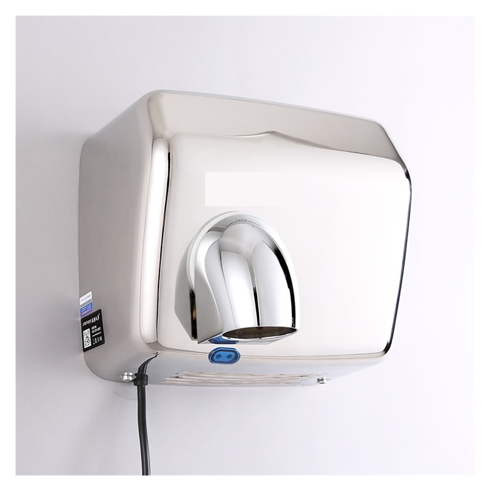 2300W Automatic Hand Dryer, Bathroom Appliances Fast Dry Stainless Steel Automatic Sensor, Electric Hand Dryer Machine ,Easy to Install