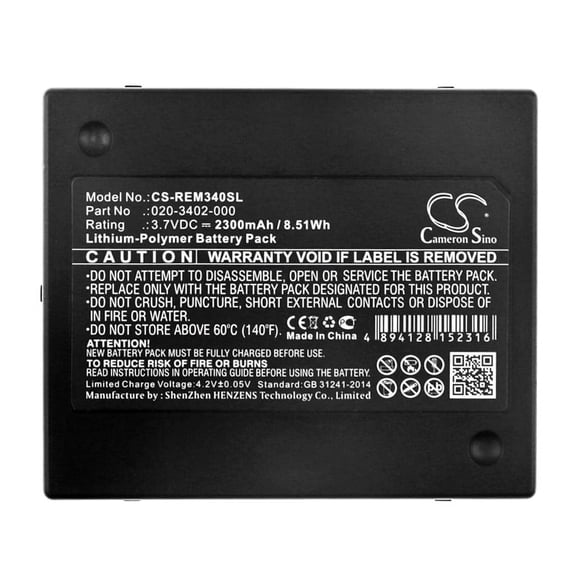 2300mAh RAE Systems 20-3402-000 Battery for QRAE II Gas Monitor Detector QRAE II