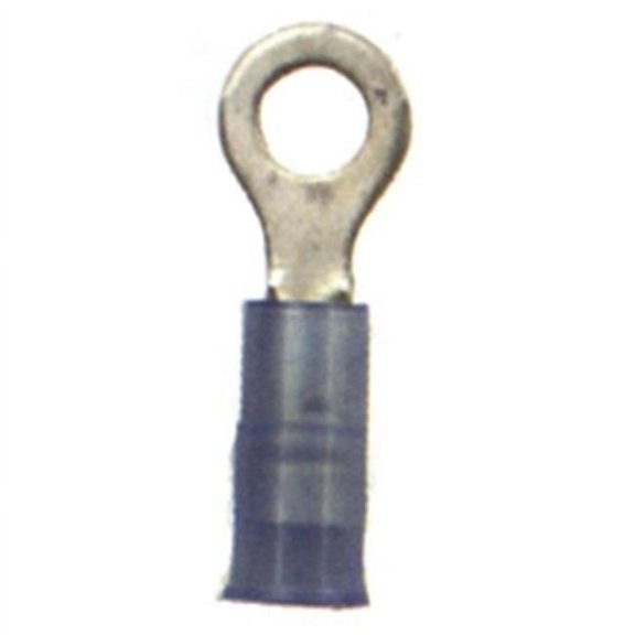 230215 16-14 gauge Nylon Insulated Ring Terminals, Blue - Pack of 6
