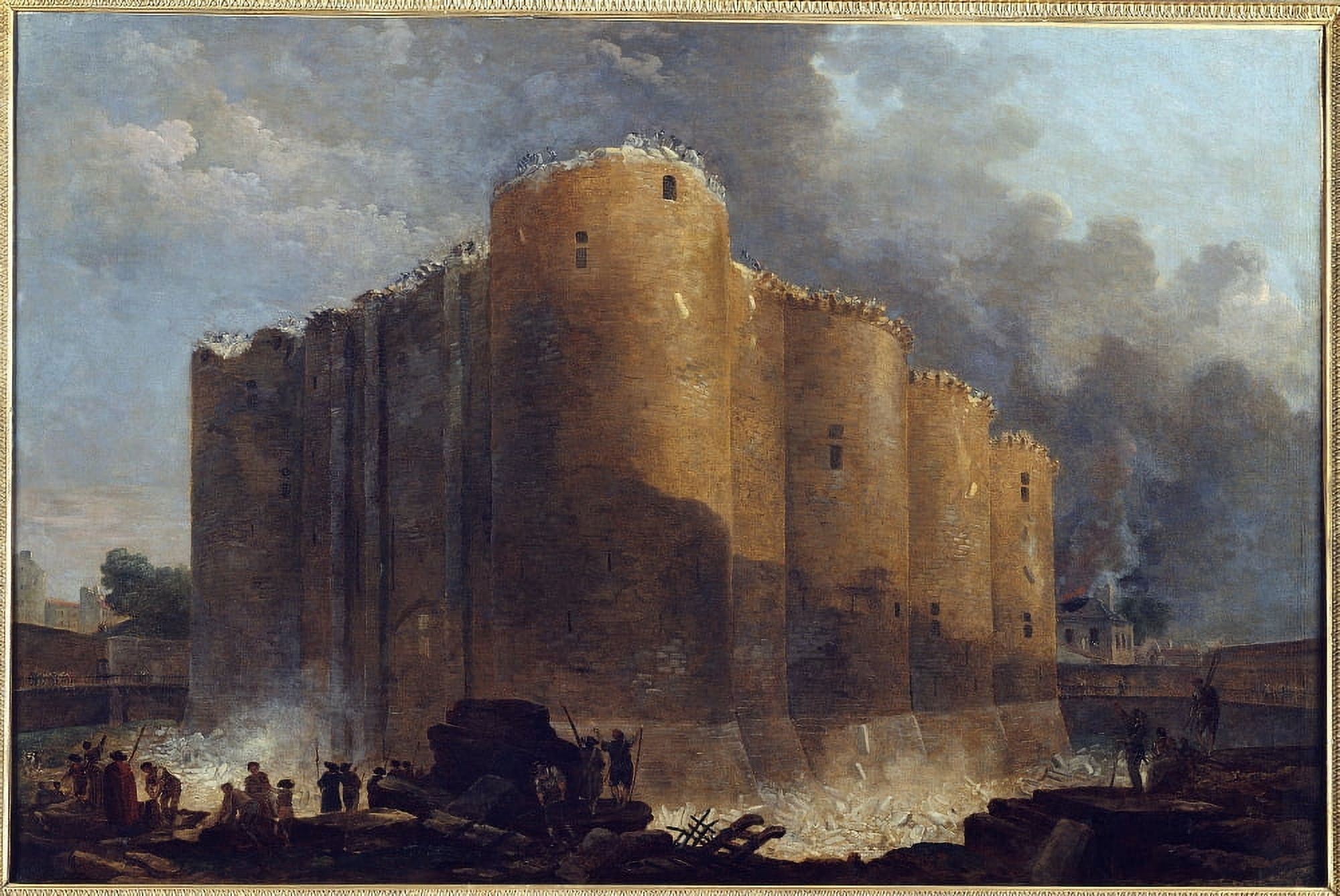 2304 Hubert Robert (1733-1808) French School Canvas Art - (24 x 18)