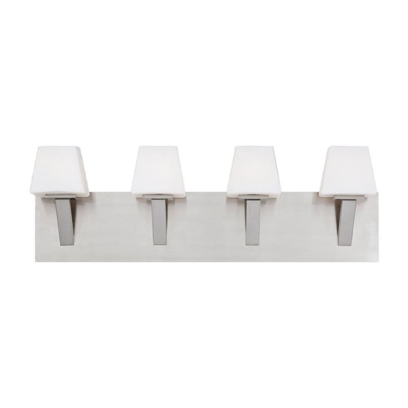 23043-022-Eurofase Lighting-Anglo - 4 Light Bath Bar - 25.75 Inches Wide by 8 Inches High-Satin Nickel Finish