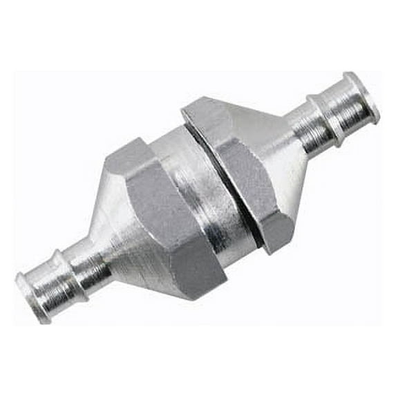 2305 In-Line Fuel Filter Alum w/Plug Multi-Colored