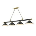 thumbnail image 1 of 2306-4MB-RB-MB15-Z-Lite-Cordon - 4 Light Billiard In Traditional and Classical Style-14 Inches Tall and 14 Inches Wide, 1 of 7