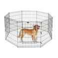 thumbnail image 1 of PETMAKER Indoor/Outdoor Foldable Puppy Dog Playpen - Eight 24x30in Panels, 1 of 9