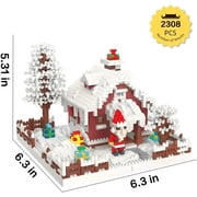 2308PCS Christmas-themed Building Blocks, Micro Puzzle Pieces, Educational Assembly Toys Christmas Gift