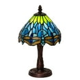 thumbnail image 1 of 230981 Meyda 13" High Tiffany Hanginghead Dragonfly Table Lamp, 1 of 6
