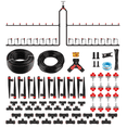 thumbnail image 1 of 230FT Drip Irrigation System Kit, Complete Garden Watering System with 1/2” & 1/4” Quick-Connect Tubing, 32 Adjustable Emitters for Raised Beds, Lawn, Greenhouse, Potted Plants, 1 of 7