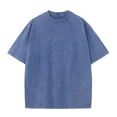 thumbnail image 1 of 230G Cotton American Large Size T Shirts Men Summer Vintage Clothes Washed Tees Casual Short Sleeve Basic Male Tops, 1 of 10
