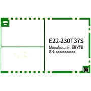 230MHz Lora Wireless RF Module E22-230T37S 37dbm Long Distance 25km Lower Power LBT RSSI Watchdog SMD IPEX Stamp Hole