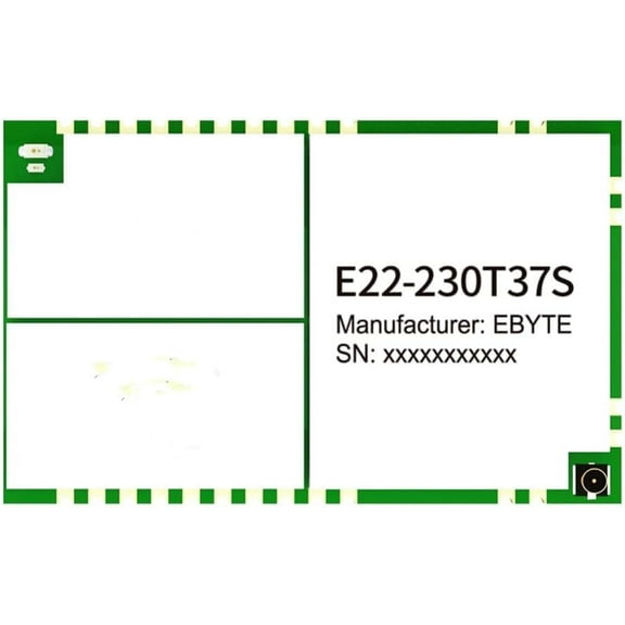 230MHz Lora Wireless RF Module E22-230T37S 37dbm Long Distance 25km Lower Power LBT RSSI Watchdog SMD IPEX Stamp Hole