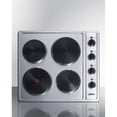 thumbnail image 1 of 230V 24 in. Wide 4-Burner Solid Disk Cooktop, Stainless Steel, 1 of 1