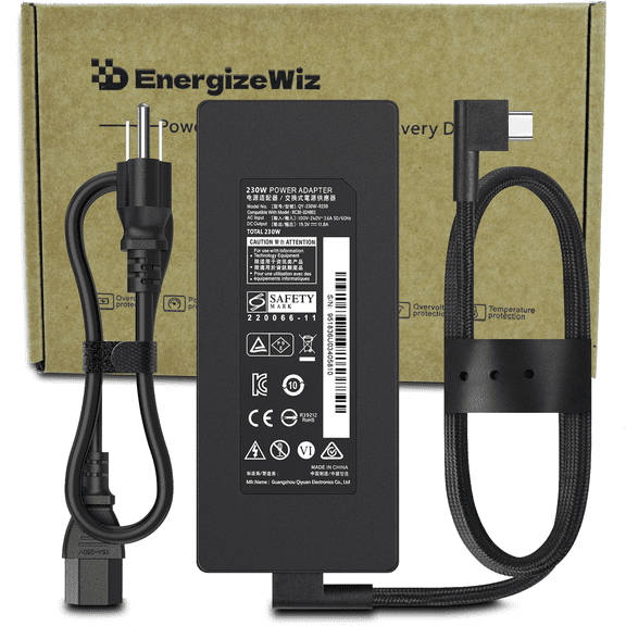 230W 19.5V 11.8A AC Laptop Charger for Razer Blade 14 15 Blade Pro 17 RTX2070 RTX2080 RTX3060 RTX3070Ti RTX3080 RC30-024801 RZ09-0369 RZ09-02386 Power Supply Adapter Cord