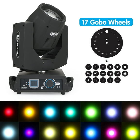 230W 7R Zoom Moving Head Beam Sharpy Light 8 Prism Strobe DMX 16Ch Party US