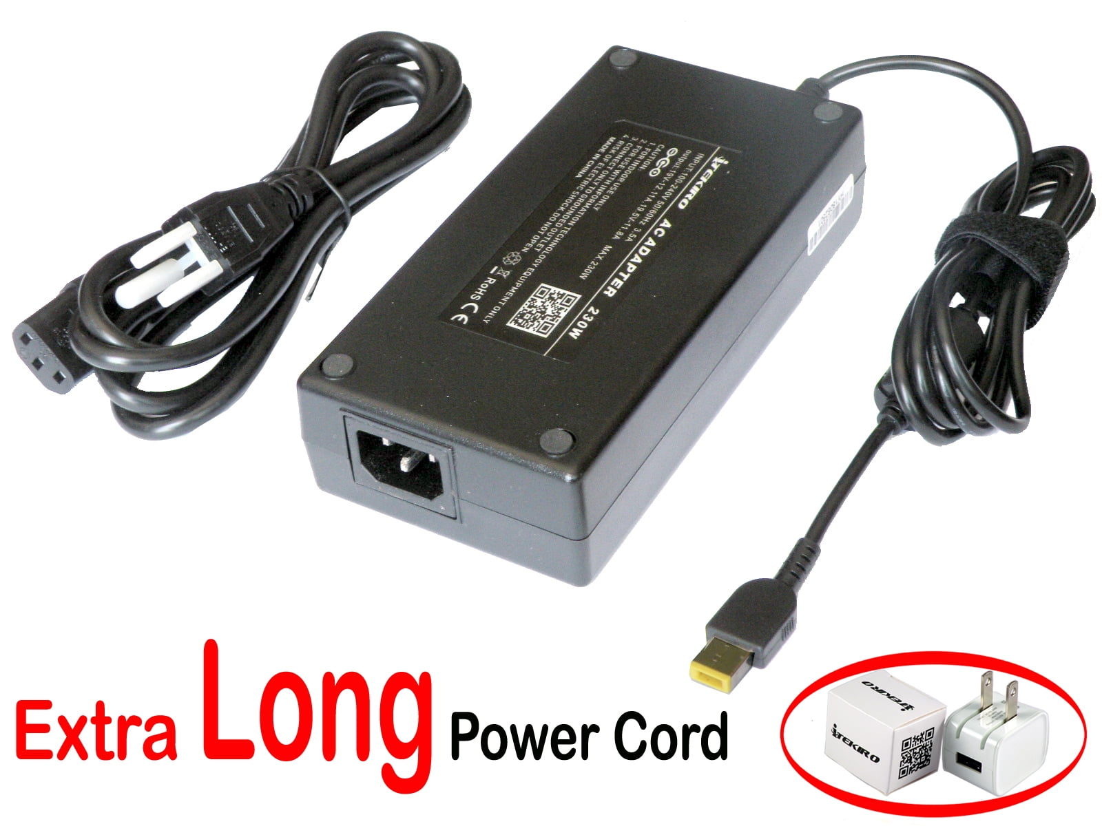 230W AC Adapter for Lenovo ThinkPad P16 21D60093US 21D60094US