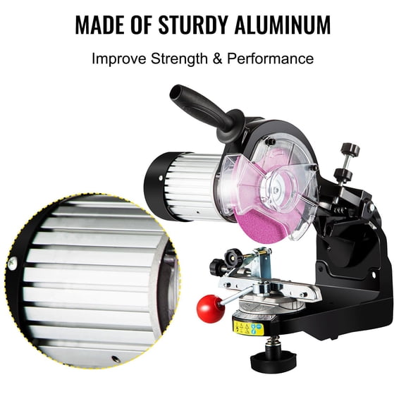 230W Electric Chainsaw Sharpener Professional Multi-Angle Adjustable Chain Grinder 3000RPM Blade Sharpener for 1/4 Inch to 2/5 Inch Chains