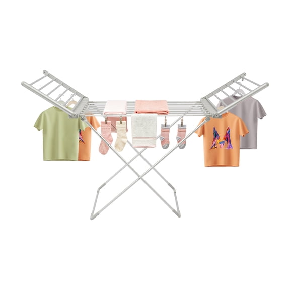 230W Folding Electric Clothes Drying Rack, Free-Standing Laundry Drying Rack, 100-120V Heated Garment Dryer