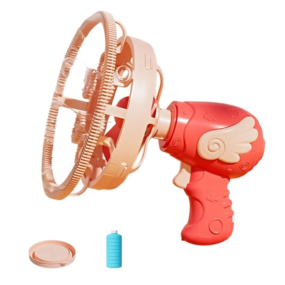 230ml Kids Bubble Blower Machine ABS Smooth Edges Lightweight Portable Automatic Bubble Maker for Backyard Beach Birthday Party Outdoor Activities