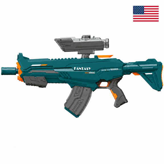 2310B Electric Water Gun for Kids 6+ and Adults, 2-in-1 Automatic Water Blaster with Manual Mode, eWater Bottle Adapter, Long Range Rechargeable Squirt Gun for Pool Beach Outdoor Summer Play